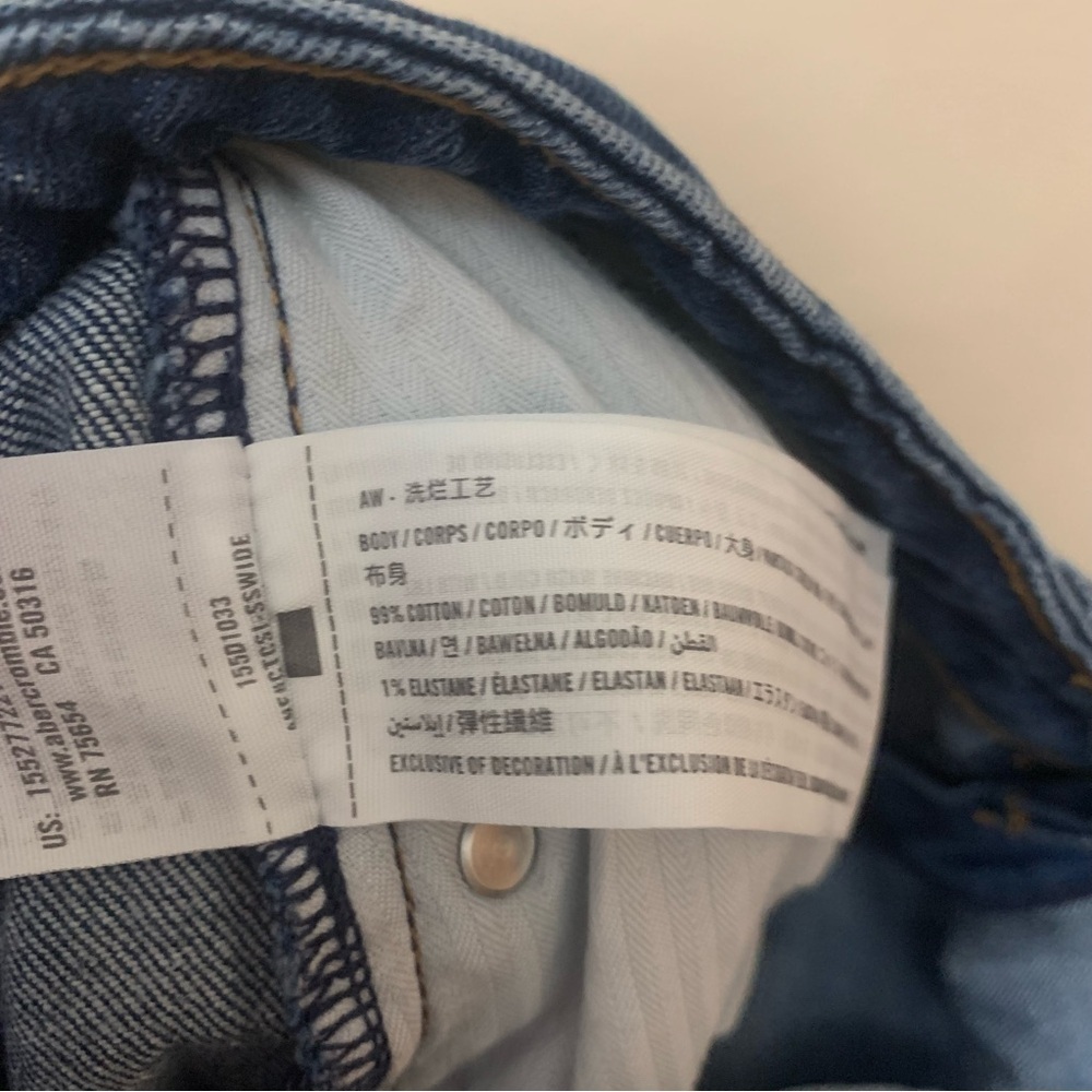 Abercrombie & Fitch The Vintage Flare High Rise Curve Love Size 32 Size 14 - Picture 10 of 10